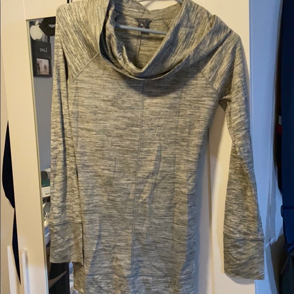 Eddie Bauer Gray Cowl Neck Sweater